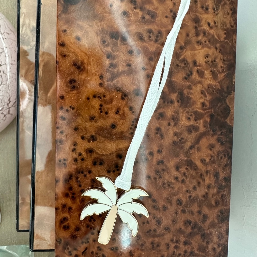 NEW Loro Piana Palm Tree Keychain/ Bag Charm